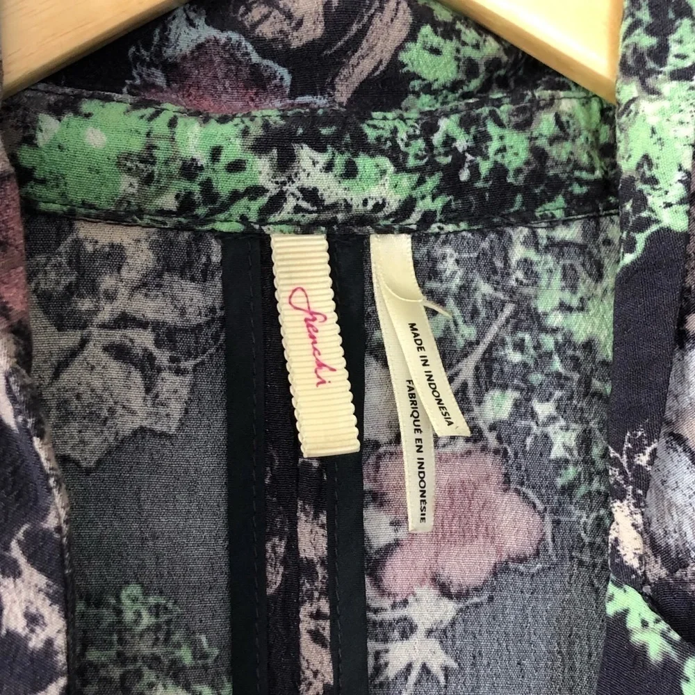 Frenchi Cropped Floral Jacket